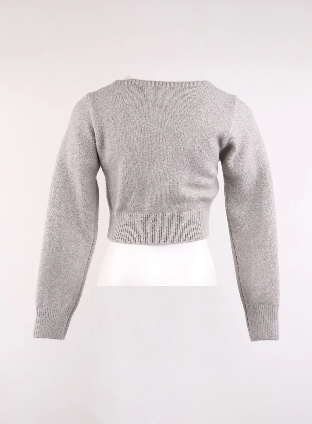 Square Neck Crop Sweater OJ426