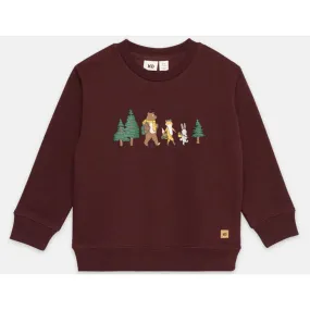 tentree Mulberry/Eden Forest Walk Kids Crew Sweater