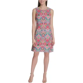 Tommy Hilfiger Womens Printed Mini Mini Dress