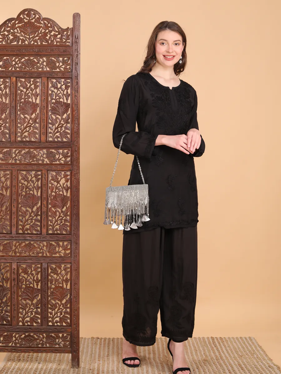 Tripti Muslin Premium Chikankari Short Kurti