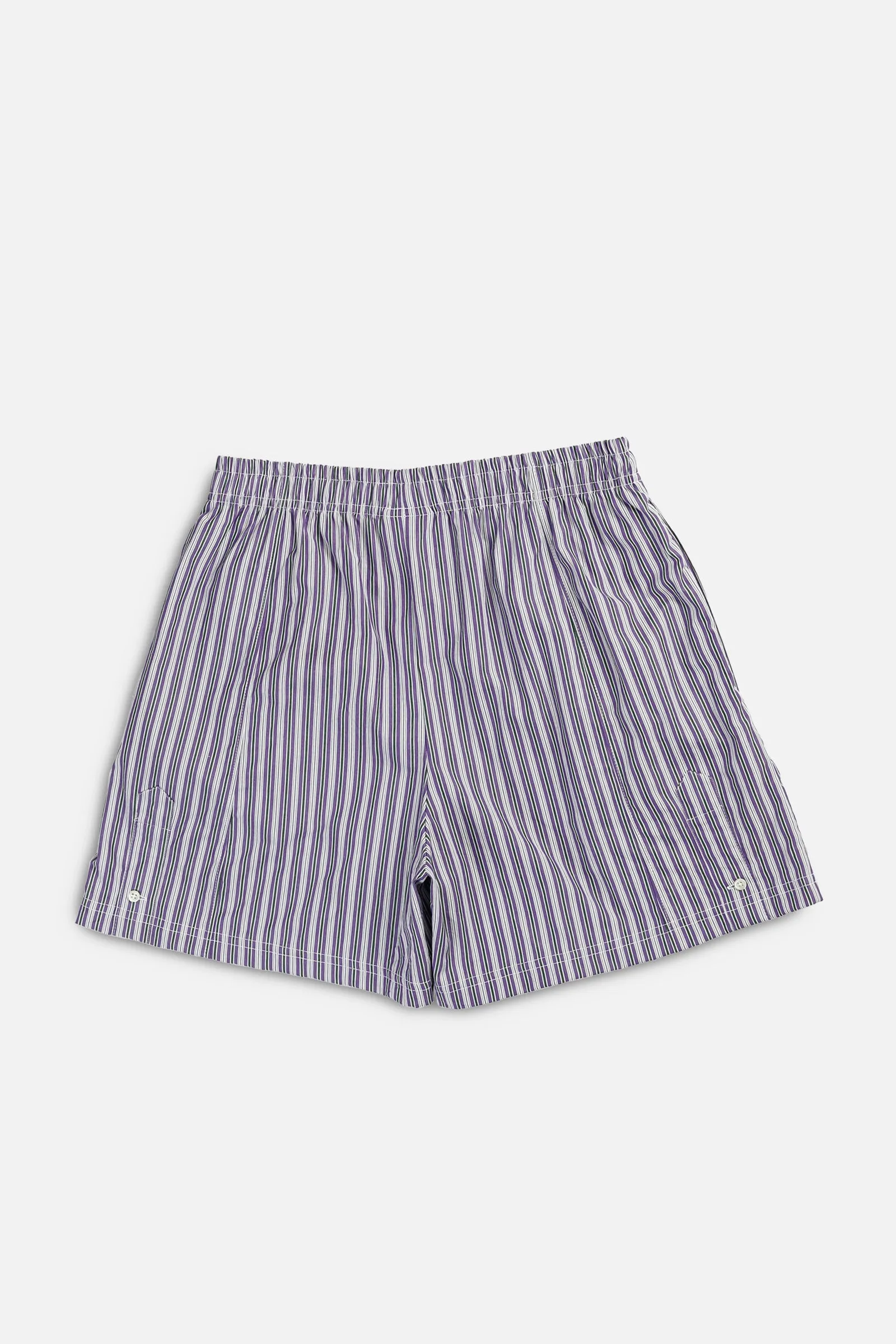 Unisex Rework Oxford Boxer Shorts - S