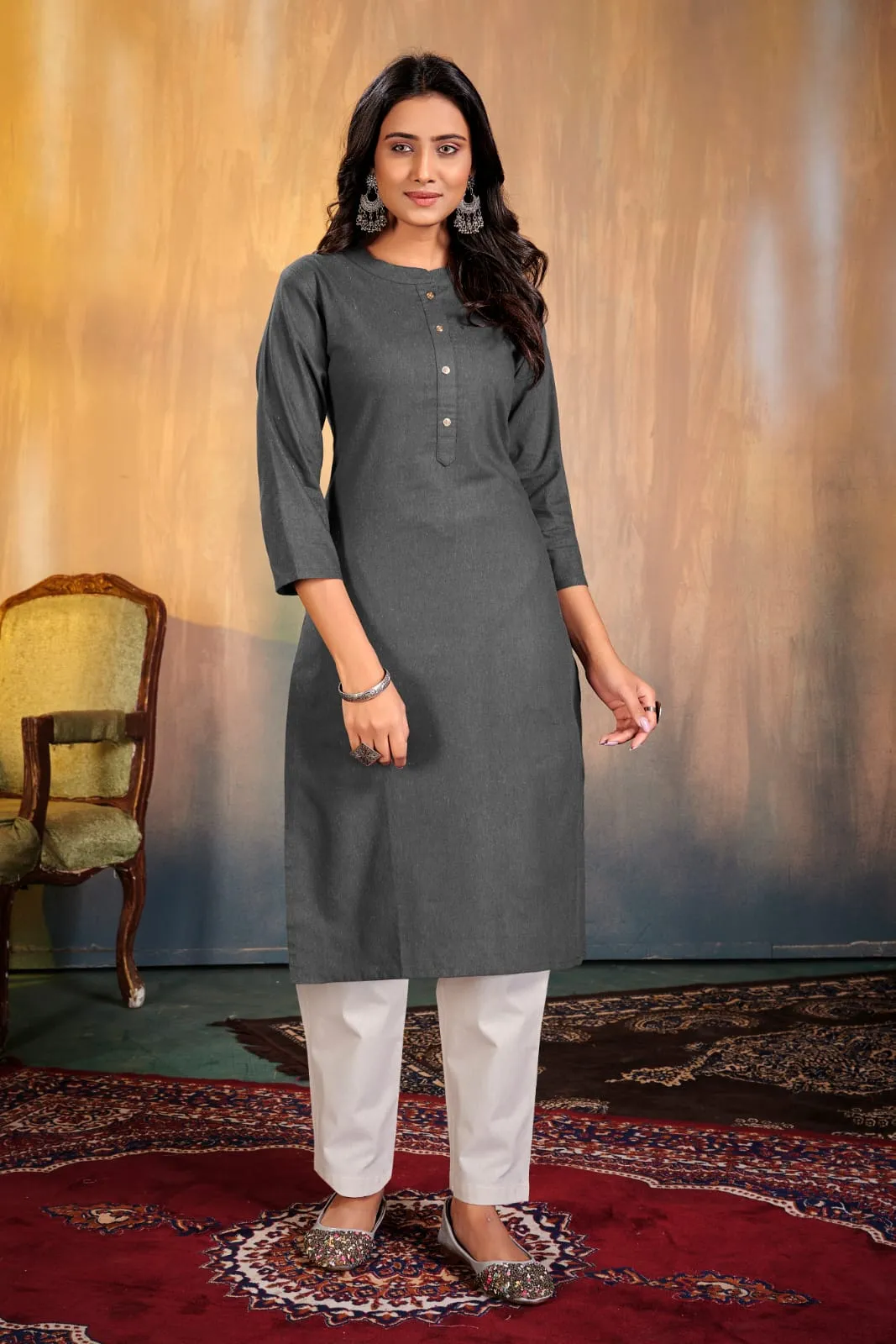 Women Plain Kurti